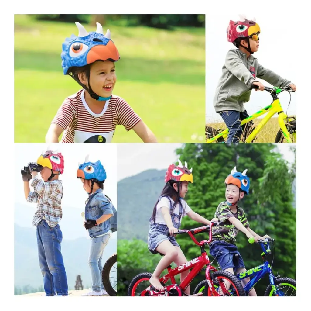 Casco Rockbros De Bicicleta Para Niños Con Careta Removible