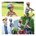 Casco Rockbros De Bicicleta Para Niños Con Careta Removible