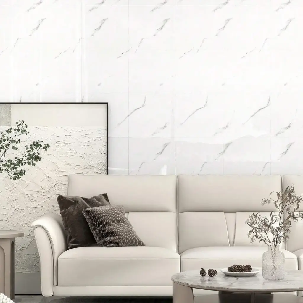 Pack X12 Placa Revestimiento Adhesivo Simil Marmol 60x60 