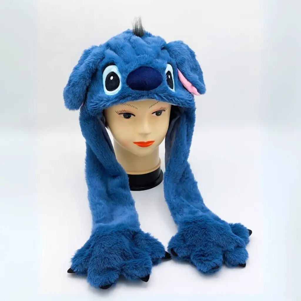 Gorro Niño Infantil Mueve Orejas Con Luces Led 
