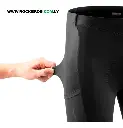 Calza Ciclismo Negro Con Badana Gel Azul L