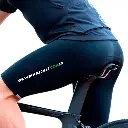 Calza Ciclismo Negro Con Badana Gel Azul L