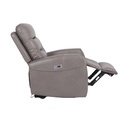 Sillon Sofa Reclinable Electrico Poltrona Simil Cuero Living