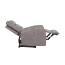 Sillon Sofa Reclinable Electrico Poltrona Simil Cuero Living