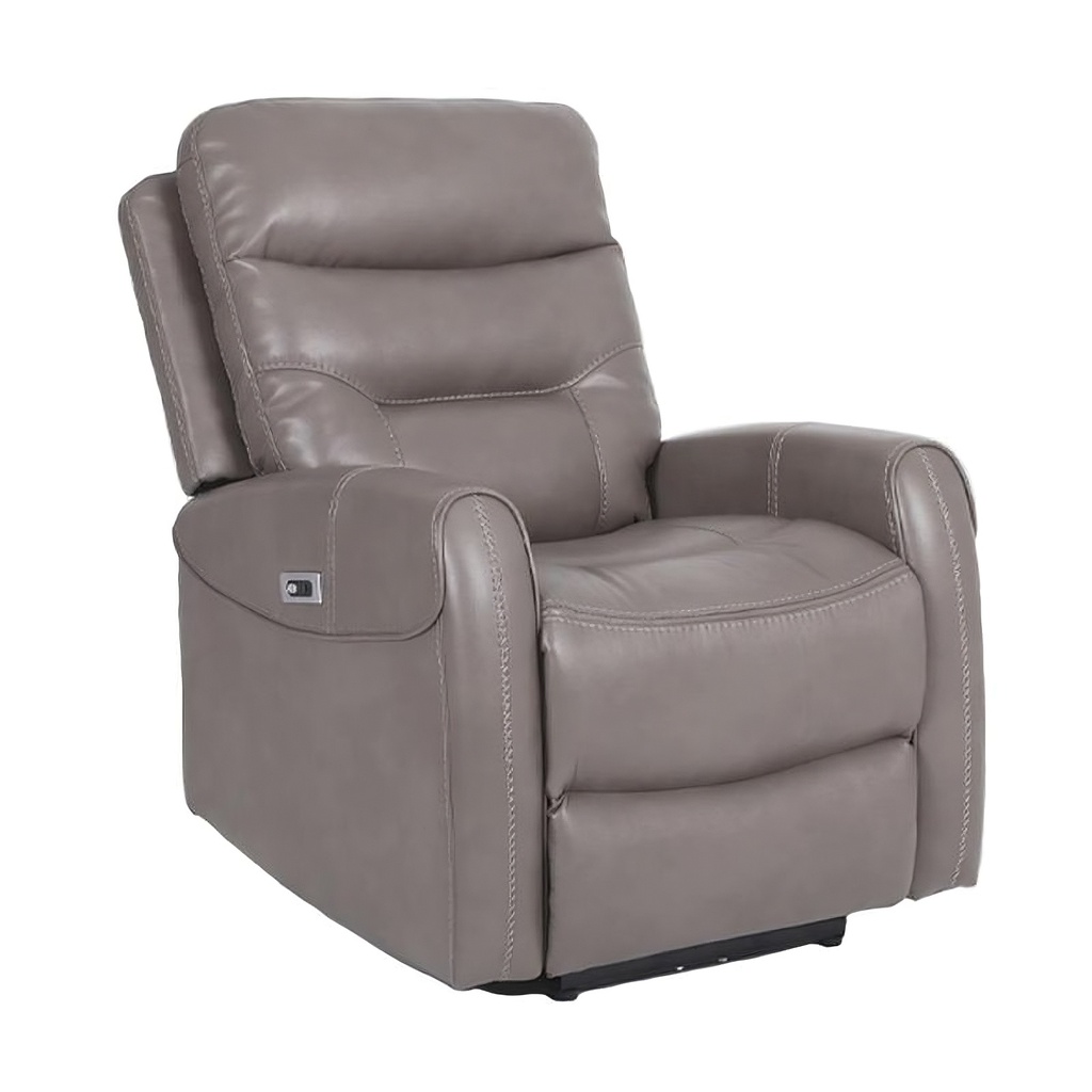 Sillon Sofa Reclinable Electrico Poltrona Simil Cuero Living
