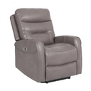 Sillon Sofa Reclinable Electrico Poltrona Simil Cuero Living