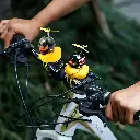Pato Bocina Para Bicicleta Duck Patito Con Luz Niños Adorno