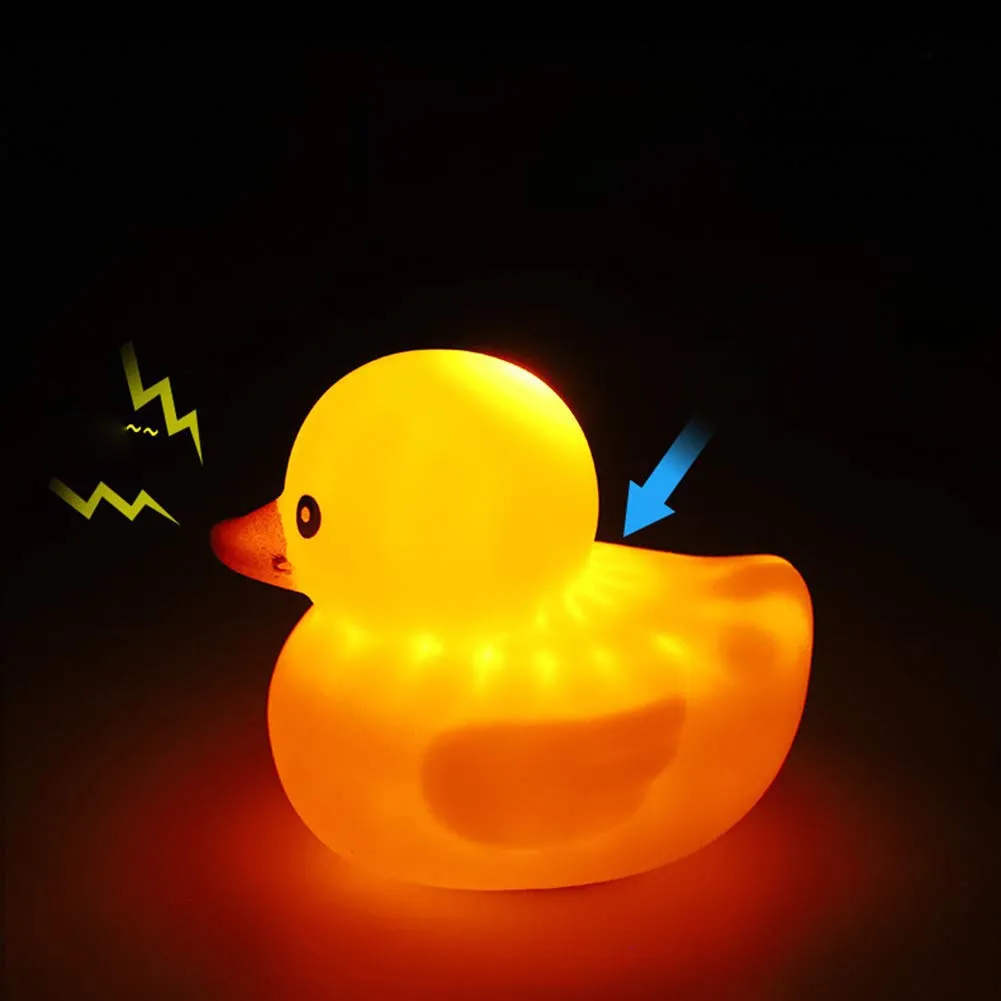 Pato Bocina Para Bicicleta Duck Patito Con Luz Niños Adorno