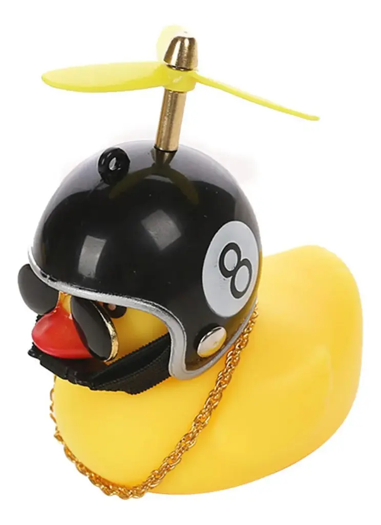 Pato Bocina Para Bicicleta Duck Patito Con Luz Niños Adorno