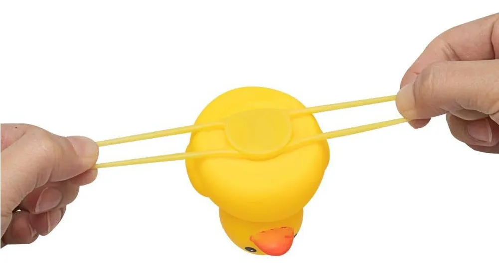 Pato Bocina Para Bicicleta Duck Patito Con Luz Niños Adorno