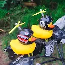 Pato Bocina Para Bicicleta Duck Patito Con Luz Niños Adorno