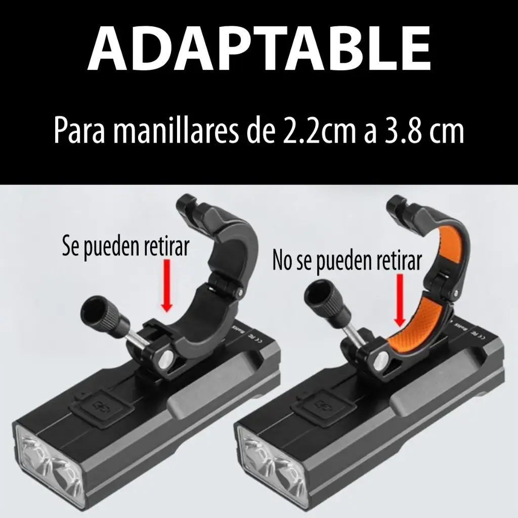 Luz Para Bicicleta Rockbros 600lm Recargable Usb Delantera