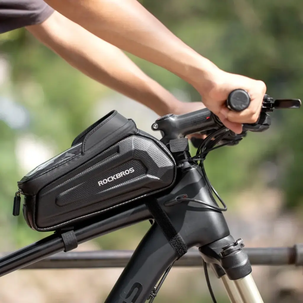 Bolso Impermeable Gran Capacidad  De Bicicleta