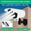Foco Solar Sensor De Movimiento Forma De Camara Seguridad