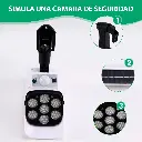 Foco Solar Sensor De Movimiento Forma De Camara Seguridad