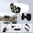 Foco Solar Sensor De Movimiento Forma De Camara Seguridad