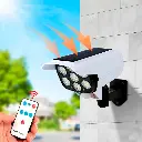 Foco Solar Sensor De Movimiento Forma De Camara Seguridad