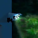 Foco Solar Sensor De Movimiento Forma De Camara Seguridad