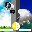 Foco Solar Sensor De Movimiento Forma De Camara Seguridad