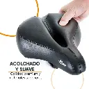 Asiento De Bicicleta Comodo Grande Sillin Ciclismo Acolchado