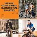 Asiento De Bicicleta Comodo Grande Sillin Ciclismo Acolchado