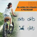 Asiento De Bicicleta Comodo Grande Sillin Ciclismo Acolchado