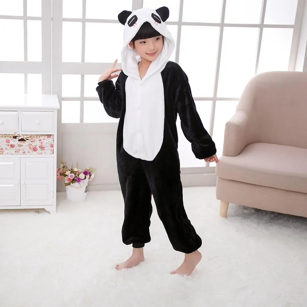 Pijama Enterito Kigurumi Panda Térmico Infantil Niño Niña