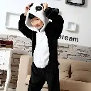 Pijama Enterito Kigurumi Panda Térmico Infantil Niño Niña