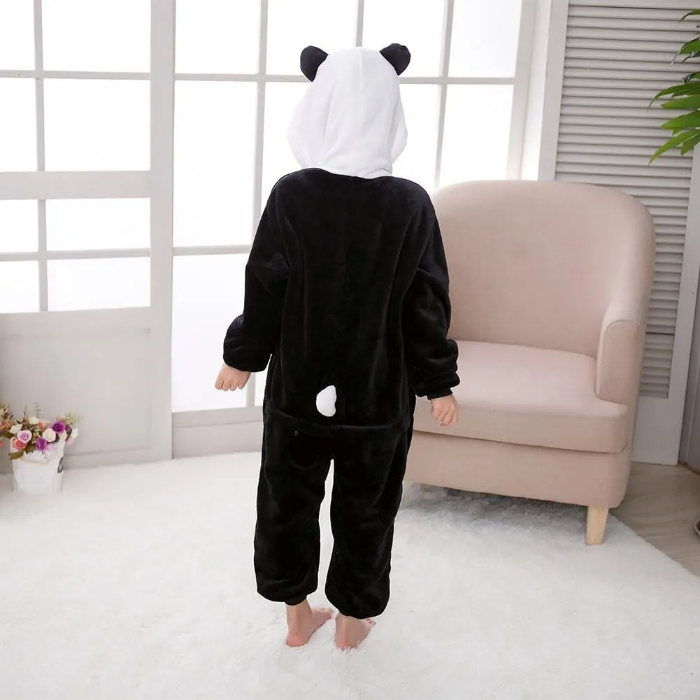 Pijama Enterito Kigurumi Panda Térmico Infantil Niño Niña
