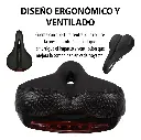 Asiento Acolchado Con Luz Antiprostatico Cómodo Ciclismo Gel