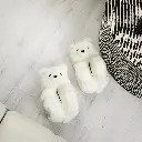 Pantuflas Oso Cariñoso Osito Peludas Calentitas Suela Goma