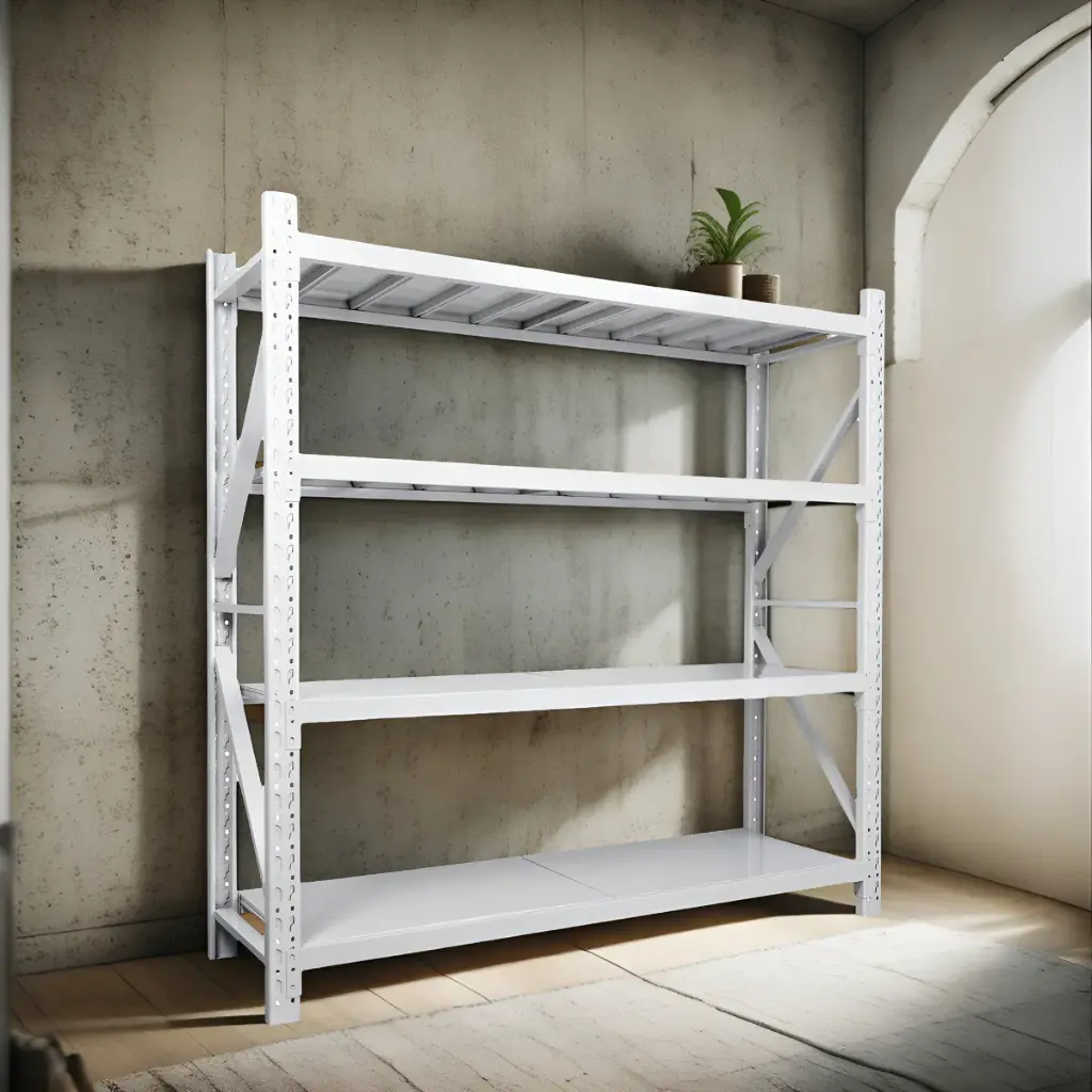 Estantería Metálica Reforzada 200 Kg Nivel Resistente 2x2x60