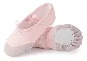 Zapatilla De Ballet Lona Entrenamiento Con Puntera Reforzada