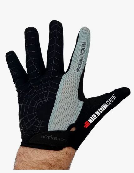 Rockbros Guantes Dedos Largos Excelente Calidad. Apto Celul