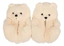 Pantuflas Oso Cariñoso Osito Peludas Calentitas Suela Goma