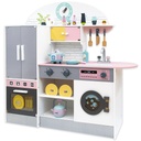 Cocina De Madera Completa Con Heladera Lavarropa Accesorios®