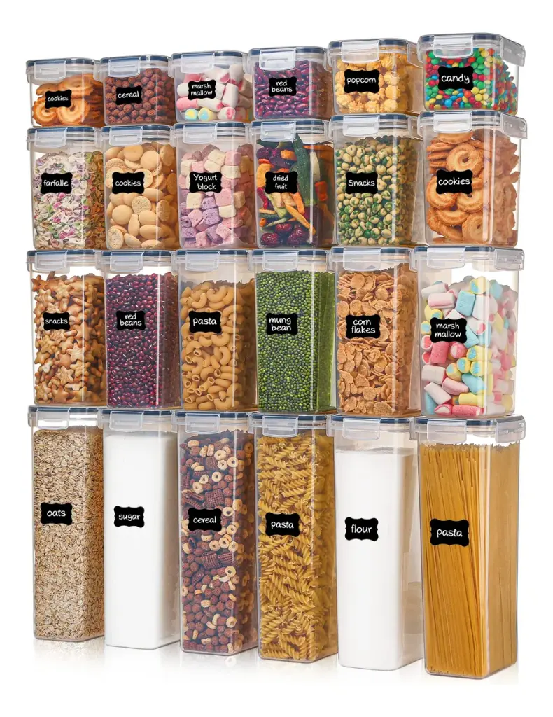 Juego X24 Frascos Hermeticos Recipientes Organizador Cocina® 