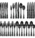 Juego De Cubiertos 24 Pzas Acero Inoxidable Cuchillo Carne ®