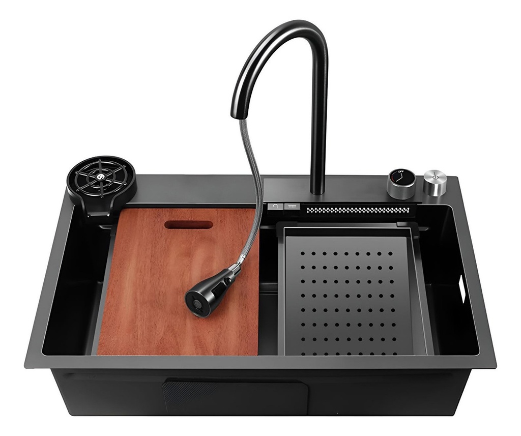 Pileta Bacha Para Cocina Multifuncional Canilla Acero Inox