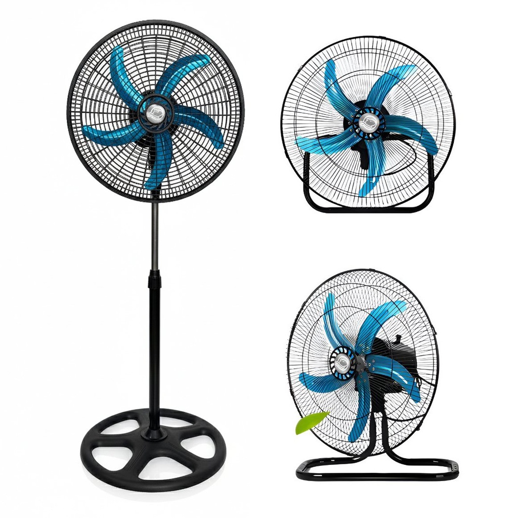 Ventilador De Pie Industrial 3 Velocidades 5 Aspas Calidad