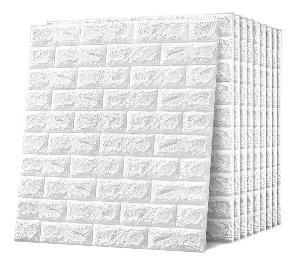 Revestimiento Pared Adhesivo Facil Colocacion Piedra X90 Un