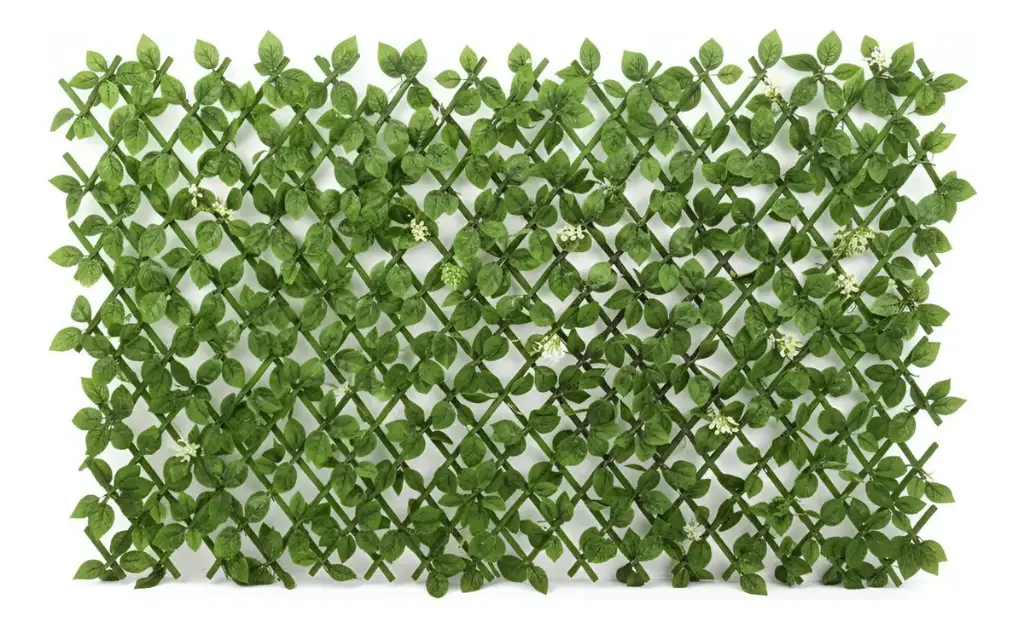 Enredadera Cerco Artificial Celosía Extensible Plegable 2mts 