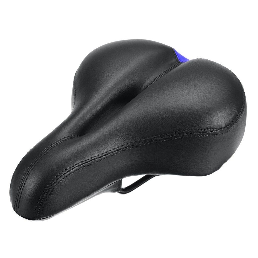 Asiento Negro Bicicleta Cómodo Antiprostatico Atrás Rojo