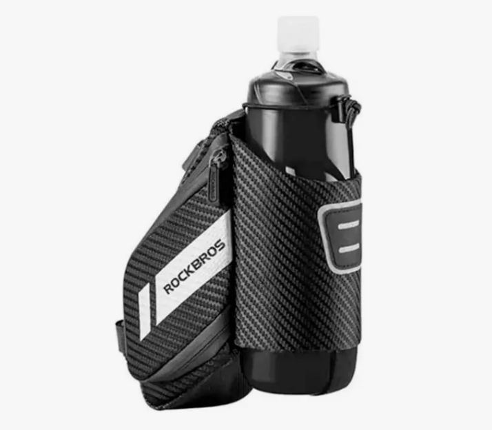 Bolso Rockbros Con Porta Caramañola Para Sillín De Bicicleta