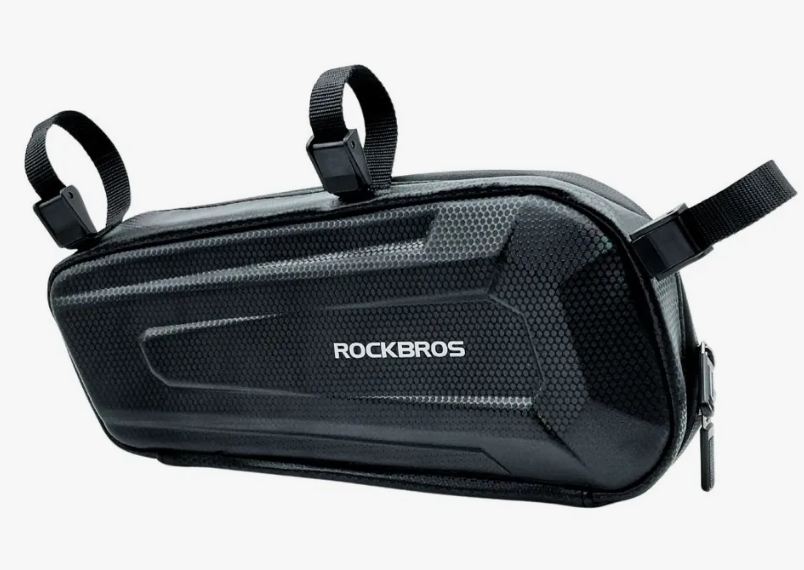 Bolso Rockbros Impermeable De Carcasa Dura Cuadro Bicicleta