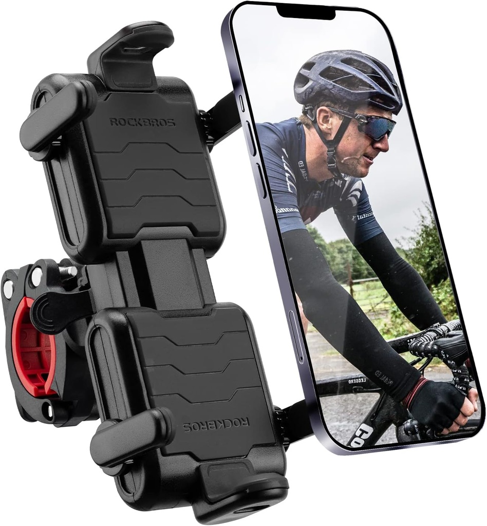 Soporte Ajustable Rockbros Celular Bicicletas Motos Manillar
