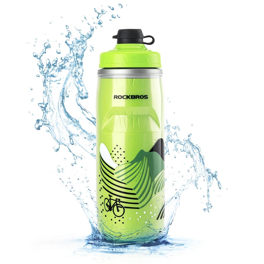 Botella Deportiva Caramañola Térmica Rockbros Ciclismo