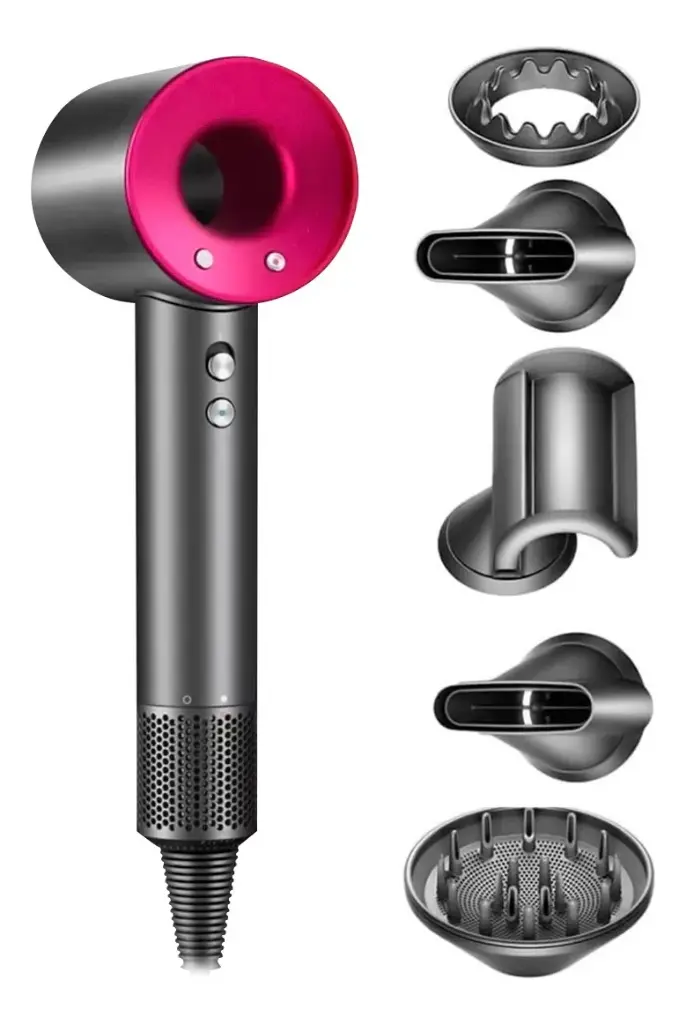 Secador De Pelo 5 En 1 1700w 3 Velocidades 3 Temperaturas