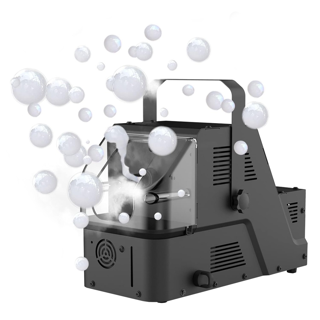 Maquina De Humo 450w Burbujas Fiesta Control Remoto Exterior