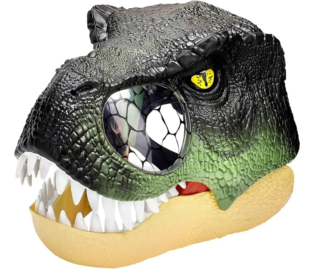 Mascara Dinosaurio Jurassic Luces Y Sonido Halloween